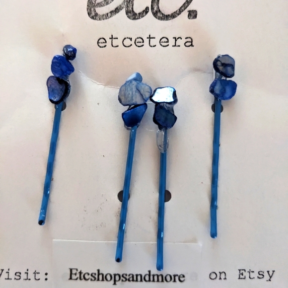 Gemstone Hairpins - Picture 1 of 3